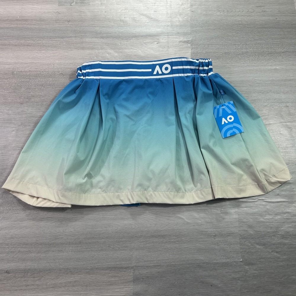 NEW AO Australian Open Tennis Skort Womens Small Blue Gradient Ombré Active‎